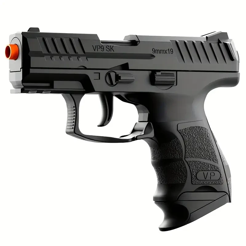 Игрушечный автоматический пистолет HK VP9 с шарами с гильзой