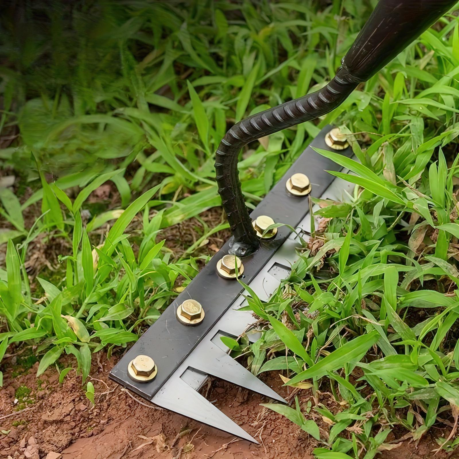 Розпушувач-граблі для видалення бур'янів металевий на 7 зубців (27232116) - фото 4 Розпушувач-граблі для видалення бур'янів металевий на 7 зубців (27232116) - фото 4