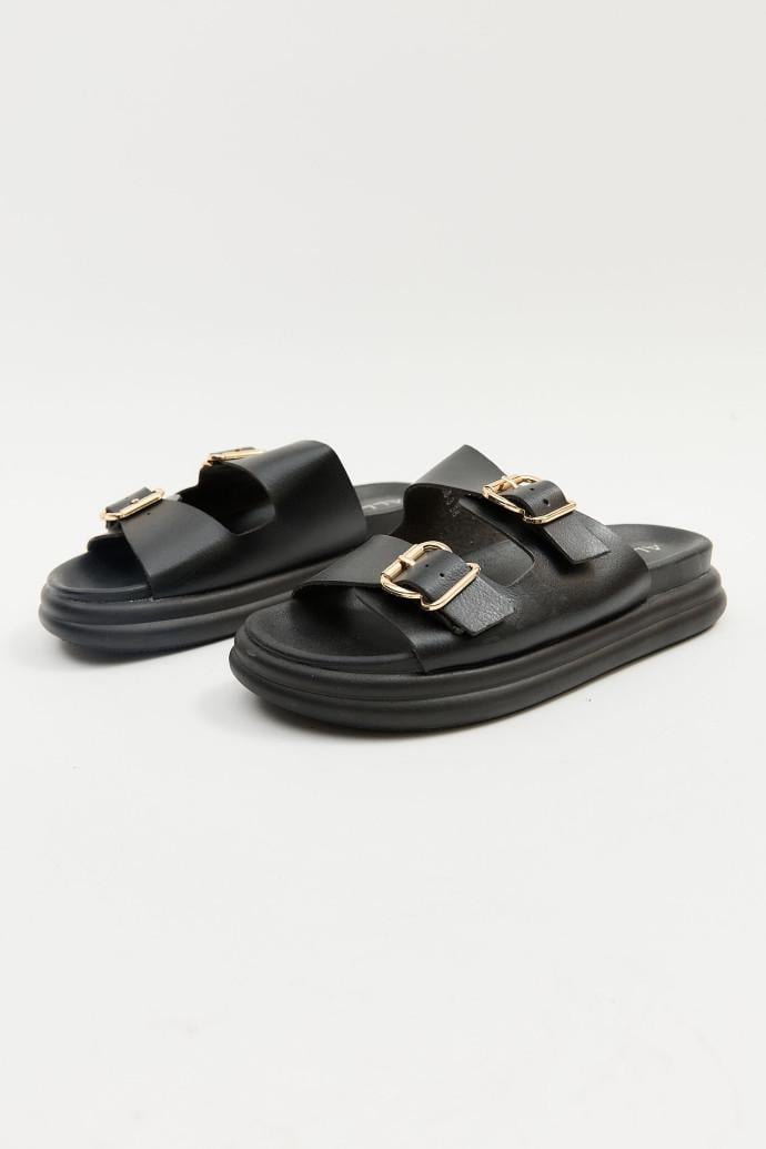 Шлепанцы ALLSY 196663 р. 38 Черный (21246_38)