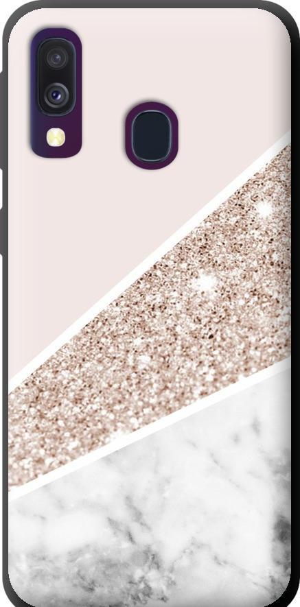 Чохол на Samsung Galaxy A40 2019 A405F Пастельний мармур (4342b-1672-42517)