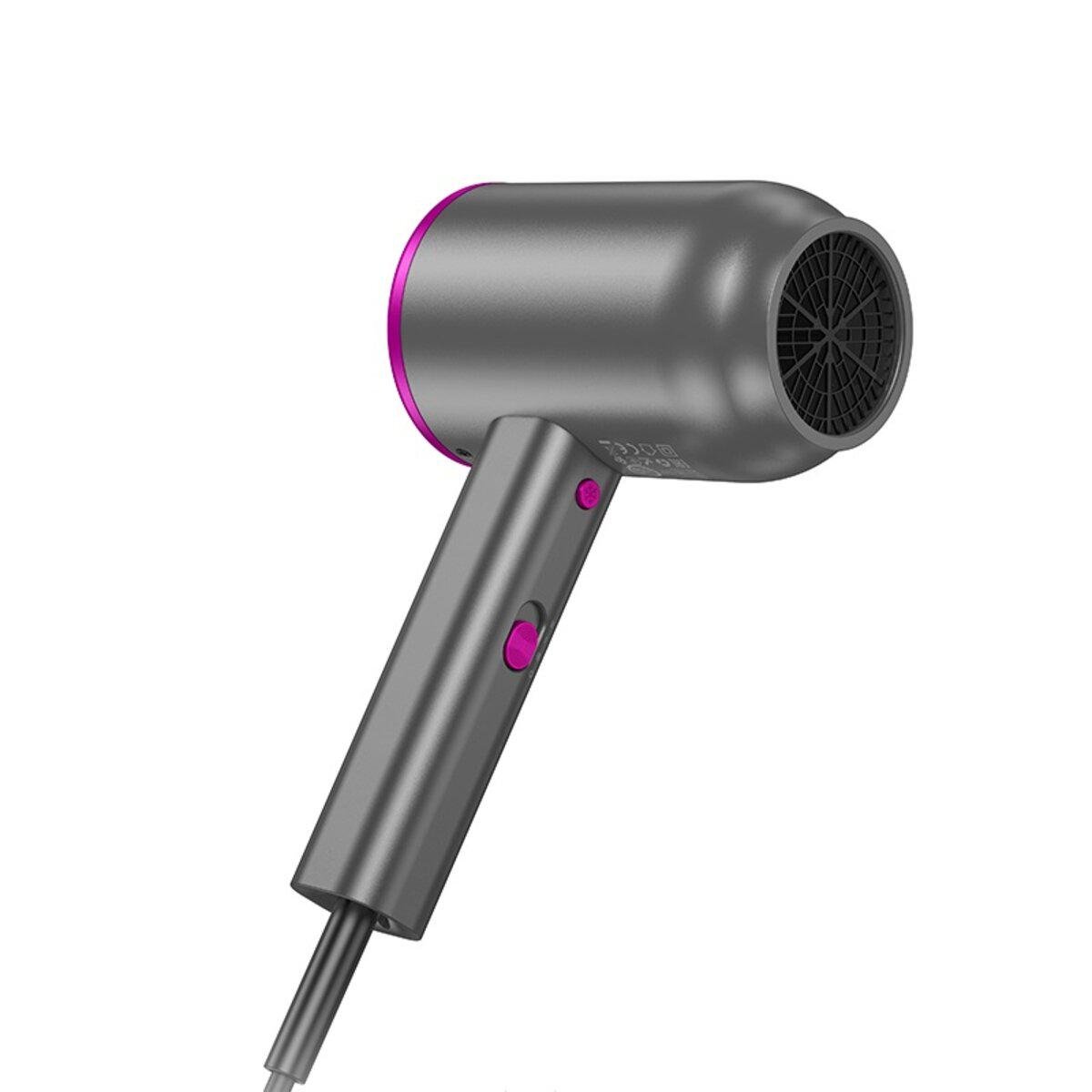 Фен для волос Hoco HP13 Hot and Cold Air Hair Dryer EU 1600W Grey (6942007632805) - фото 2 Фен для волос Hoco HP13 Hot and Cold Air Hair Dryer EU 1600W Grey (6942007632805) - фото 2