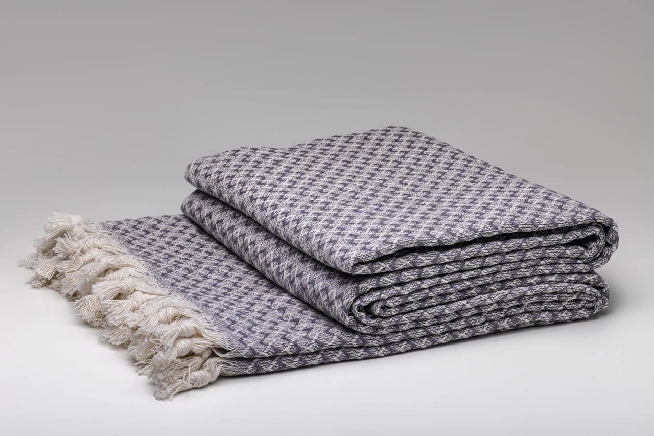 Плед HYGG Muar евро 200х230 см Светло-серый (313939) - фото 2 Плед HYGG Muar евро 200х230 см Светло-серый (313939) - фото 2