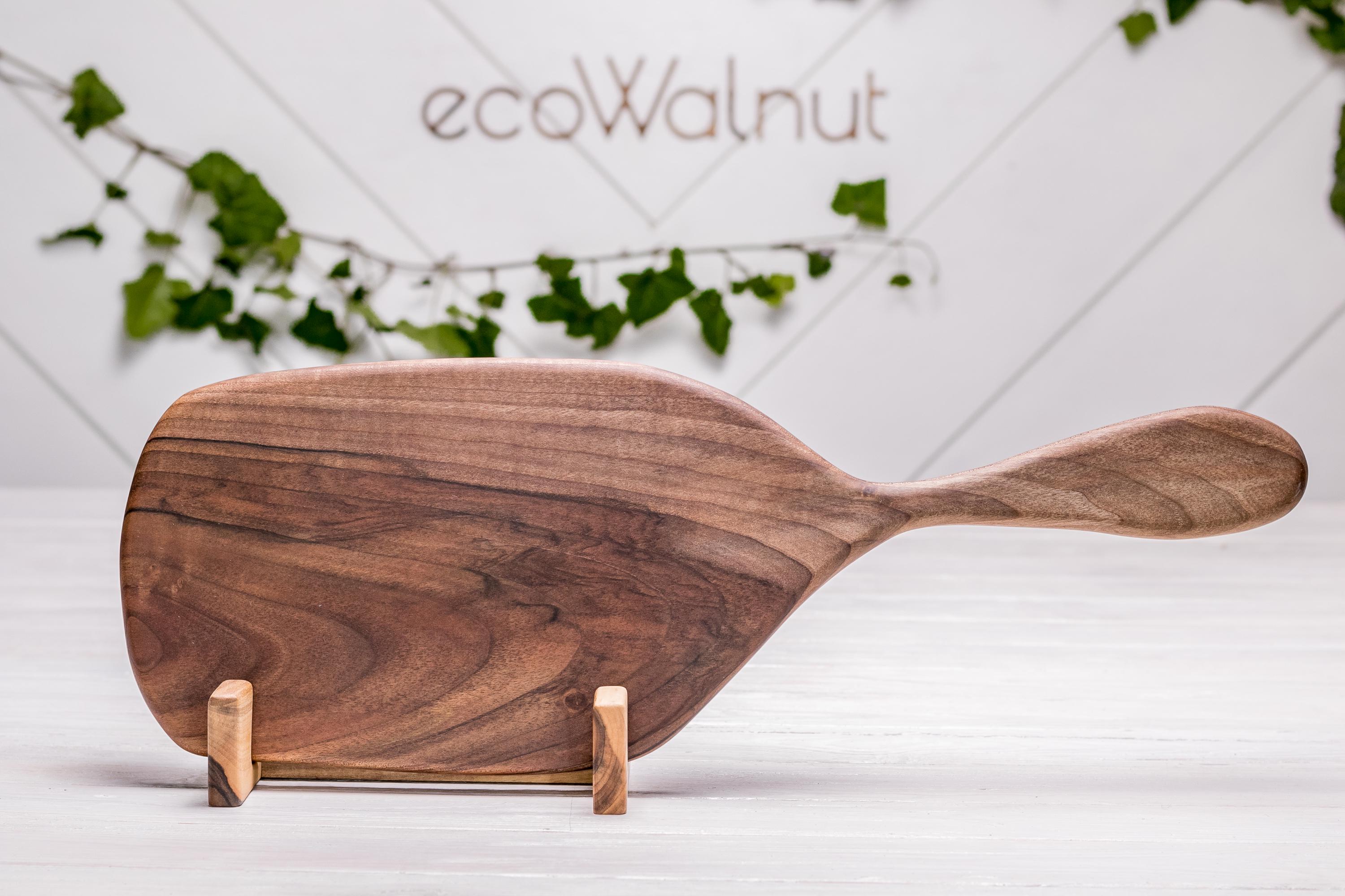 Дошка EcoWalnut кухонна з дерева горіха Весло M (EK-16.1) - фото 4