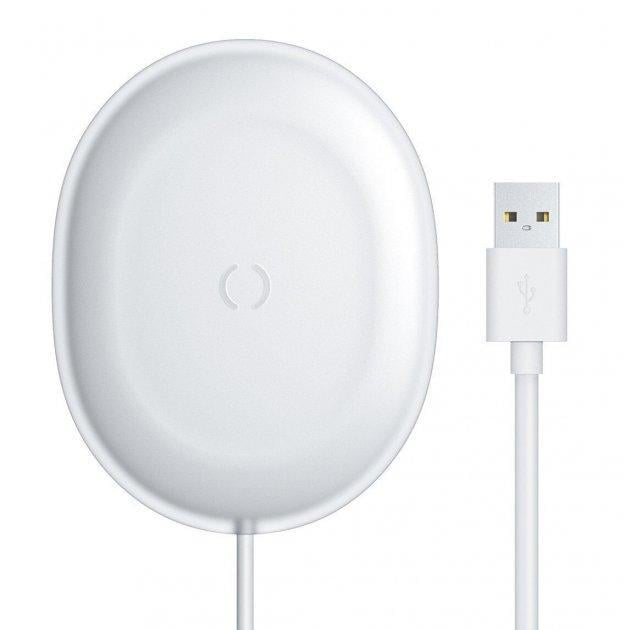 Пристрій бездротовий зарядний Baseus Jelly Wireless charger WXGD-02 15W White