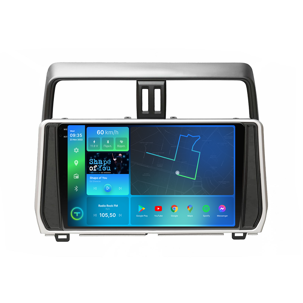 Магнитола штатная Torssen 2K Toyota Prado 150 2017+ FL10 4+64Gb 4G Carplay DSP (202306030)