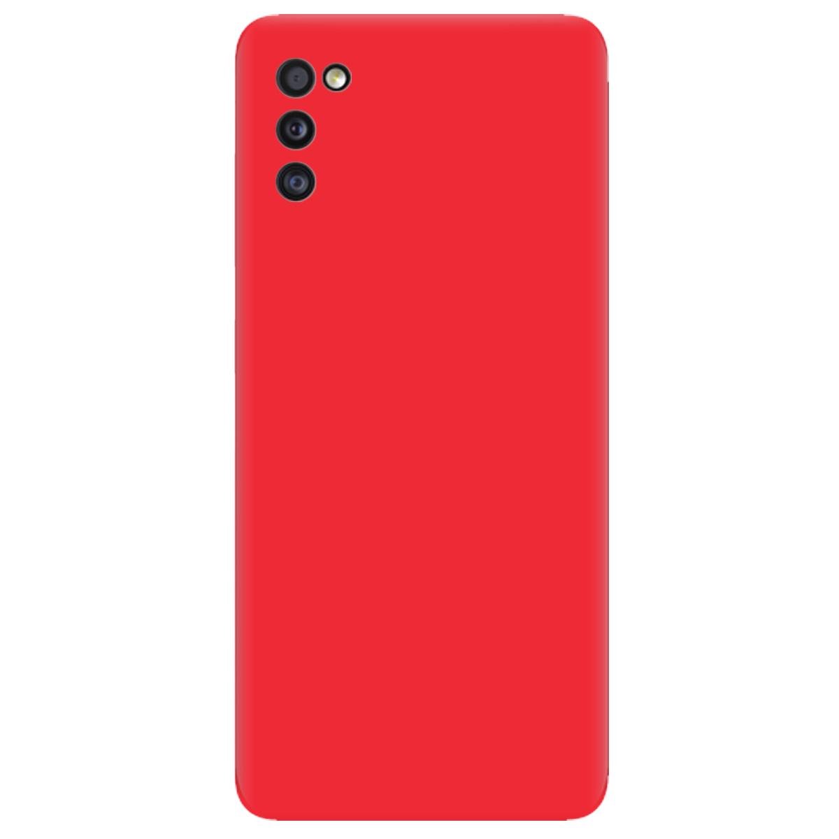 Силіконовий чохол Zorrov для Samsung Galaxy A41 - Яскраво-червоний матовий soft touch (14120060211089119)