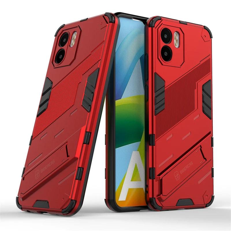 Защитный чехол BIBERCAS для Xiaomi Redmi A1 (с подставкой) Red (31158-2D)