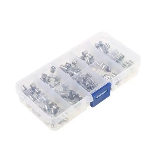 Запобіжник скляний М5х20 мм 0,5-30А 100 шт. (285017) Запобіжник скляний М5х20 мм 0,5-30А 100 шт. (285017)