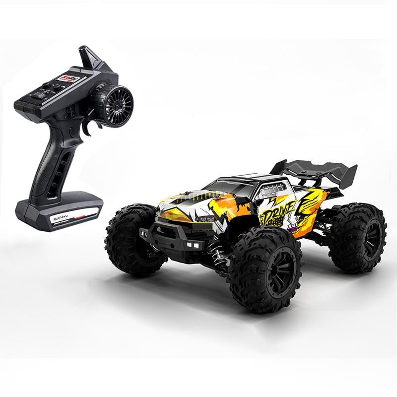 Радиоуправляемая машина Conquer RC WL Toys монстр-трак 4х4 38км/ч 1/16 Оранжевый (16102J)
