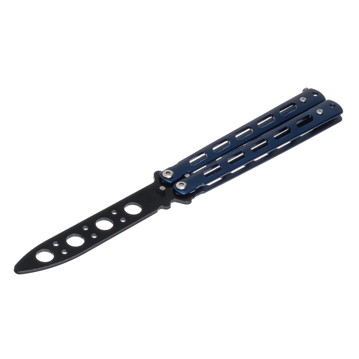 Нож бабочка тренировочная Gradient F-893 Blue (t6823)