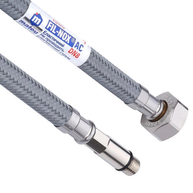 Шланг антикоррозия Mateu 1/2''хМ10 штуцер длинный 60 см (320249)