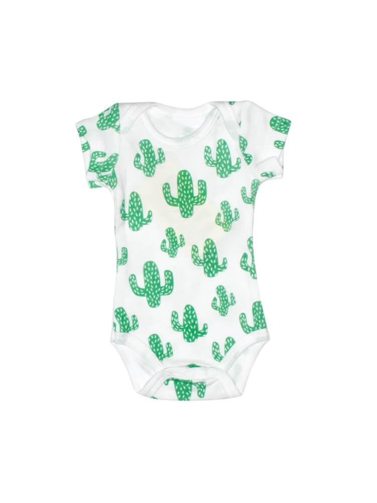 Боди детский Кактус 50 см Белый (1592-50)