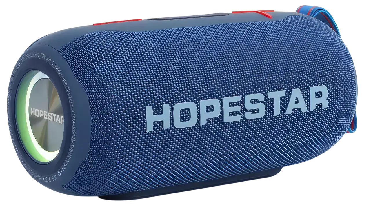 Колонка HOPESTAR H49 Bluetooth музыкальная с влагозащитной и LED подсветкой