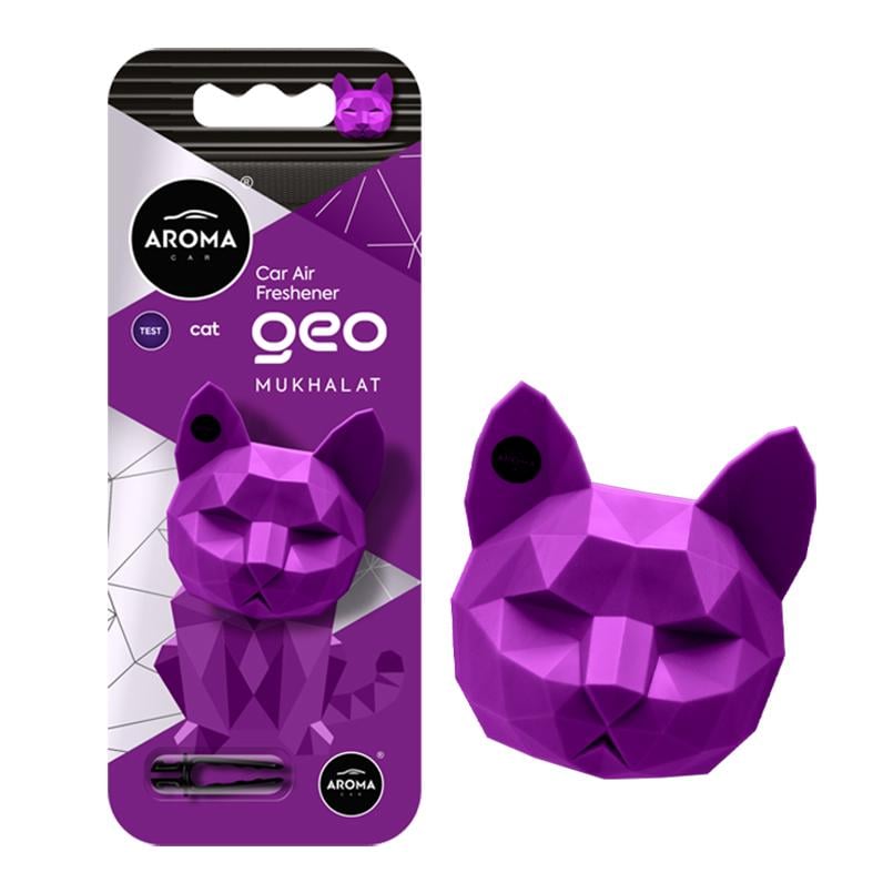 Ароматизатор Aroma Car Geo Cat Purple Mukhalat (12151)