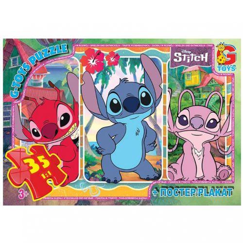 Пазлы из серии Stitch / Стич 35 элементов (2987488113)