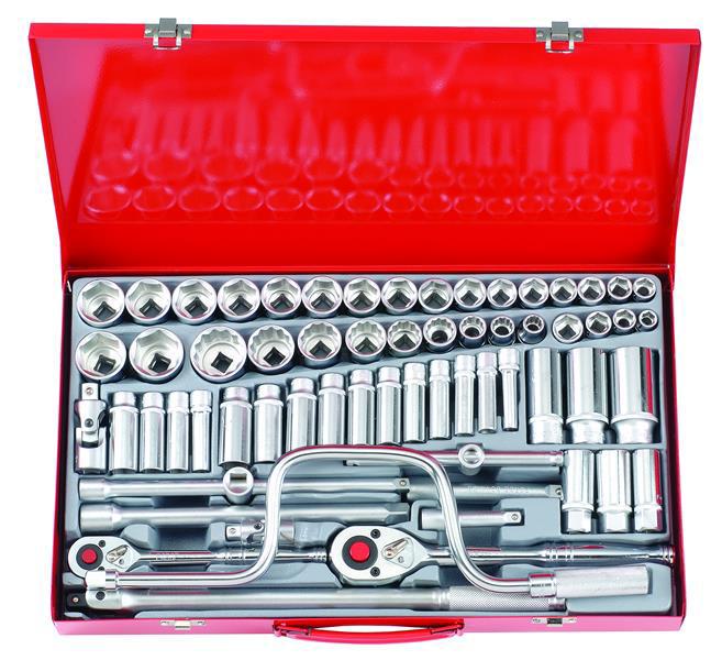 Набір головок Force FOR 4641 1/2" 3/8" 9/16 11/16 64 шт.