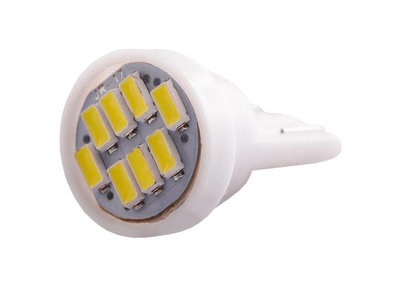 Автолампа светодиодная T10 W5W 24 В SMD1206-8led Белый (1293)