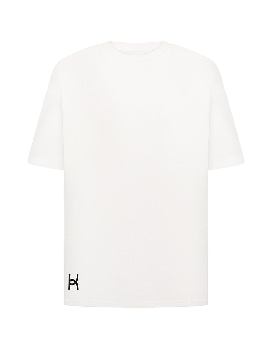 Футболка вільного крою жіноча KAPSULA MERCH молочна One size