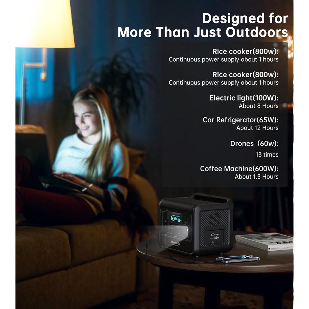 Зарядна станція Choetech BS060 800 W (123592) - фото 8 Зарядна станція Choetech BS060 800 W (123592) - фото 8