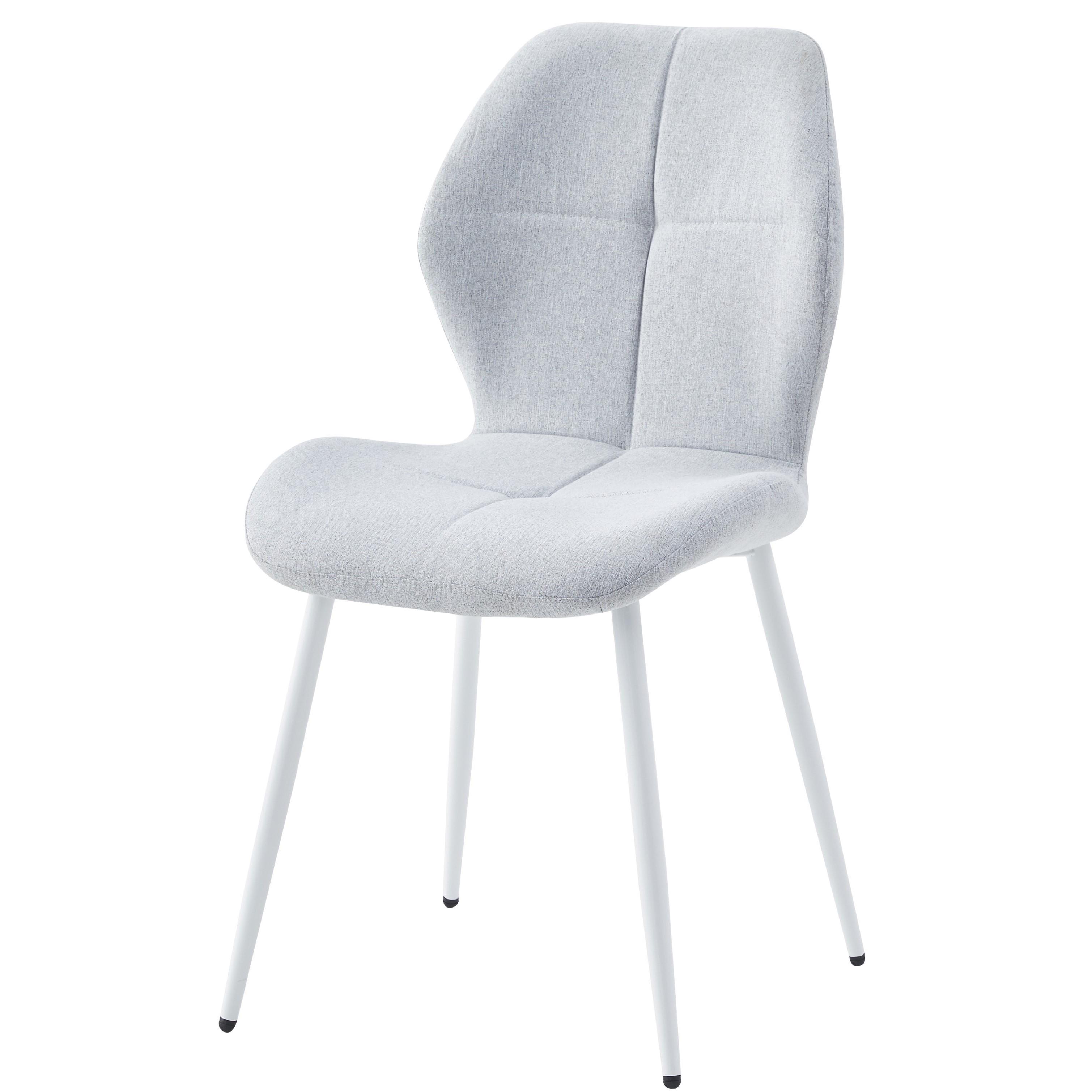 Стул Intarsio DALE Белый/Светло-серый - фото 1 Стул Intarsio DALE Белый/Светло-серый - фото 1