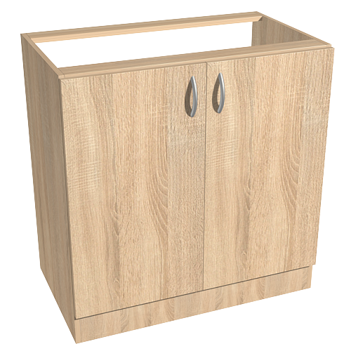 Тумба кухонная ДСП ламинированная 800 мм Дуб Сонома (AVT-КТ-800)