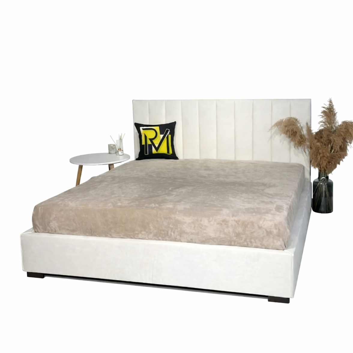 Кровать двуспальная с мягким оголовьем Амелия 1 160х200 см Кровать двуспальная с мягким оголовьем Амелия 1 160х200 см