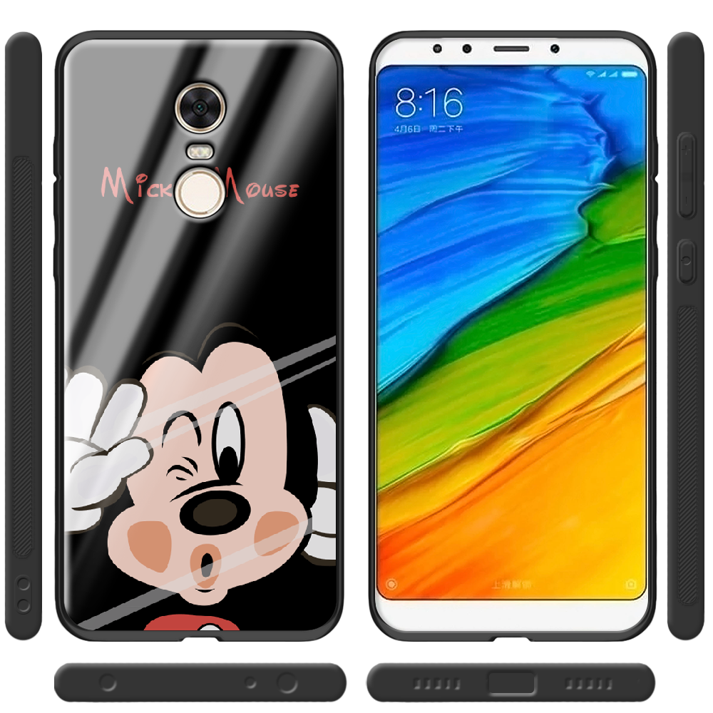 Чехол BoxFace Xiaomi Redmi 5 Plus Mister M Черный силикон со стеклом (32522-cc58-37744) - фото 2