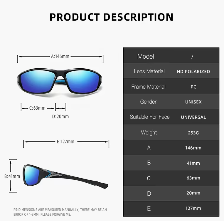 Окуляри спортивні поляризовані сонцезахисні (UV400) - фото 4 Окуляри спортивні поляризовані сонцезахисні (UV400) - фото 4