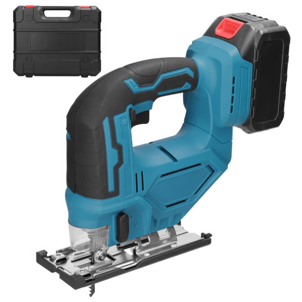 Лобзик аккумуляторный 24V с 2 АКБ в пластиковом кейсе с регулировкой скорости и угла наклона Синий (DN-82) - фото 8 Лобзик аккумуляторный 24V с 2 АКБ в пластиковом кейсе с регулировкой скорости и угла наклона Синий (DN-82) - фото 8