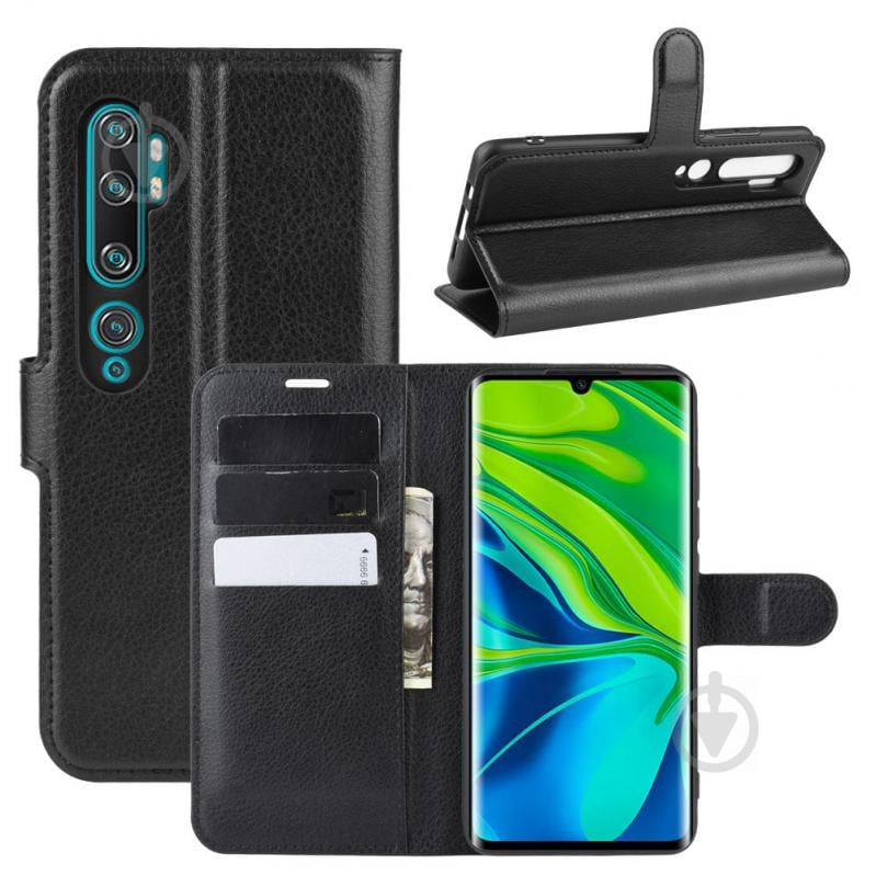 Чехол-книжка Litchie Wallet для Xiaomi Mi Note 10 / Mi Note 10 Pro / CC9 Pro Black (hub_lGVH29133) - фото 2