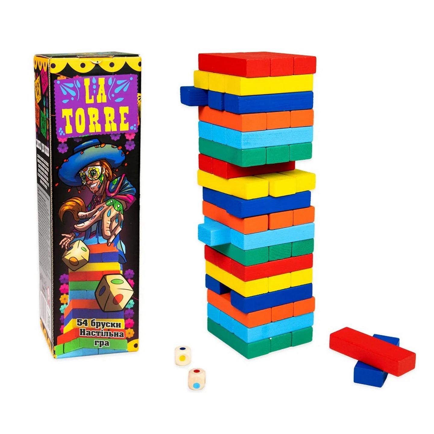 Настольная игра Strateg La Torre Разноцветный (SR-113-N-878) - фото 2 Настольная игра Strateg La Torre Разноцветный (SR-113-N-878) - фото 2