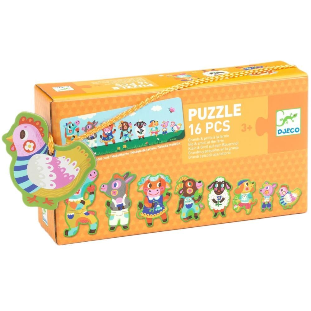 Пазлы Djeco большие и малые на ферме (DJ08266)