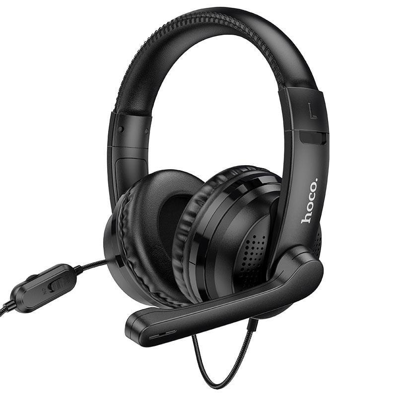 Наушники накладные Hoco W103 Magic Tour Gaming проводные Черный (00000043047_1)