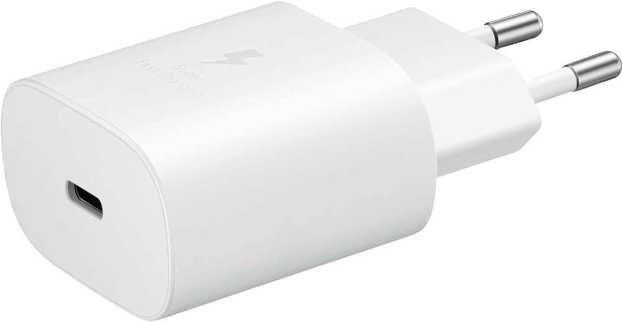 Комплект зарядок 25 W для iPhone/Samsung 2 блоки/2 кабелі 2 м USB-C PD Білий