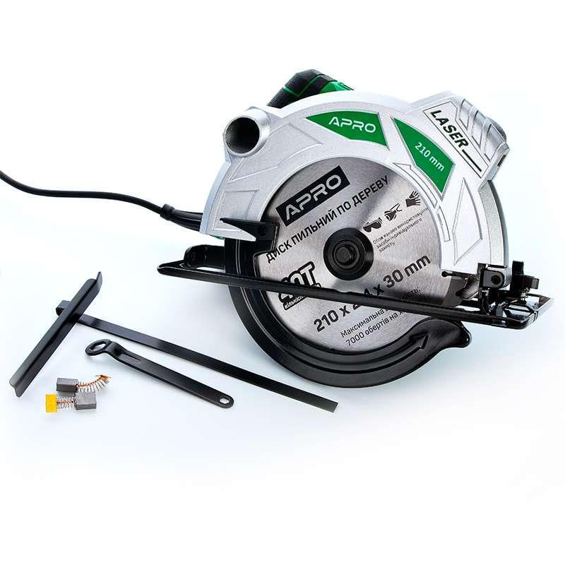 Циркулярная пила Apro C210 2300 Вт 5800 об/мин - фото 4 Циркулярная пила Apro C210 2300 Вт 5800 об/мин - фото 4