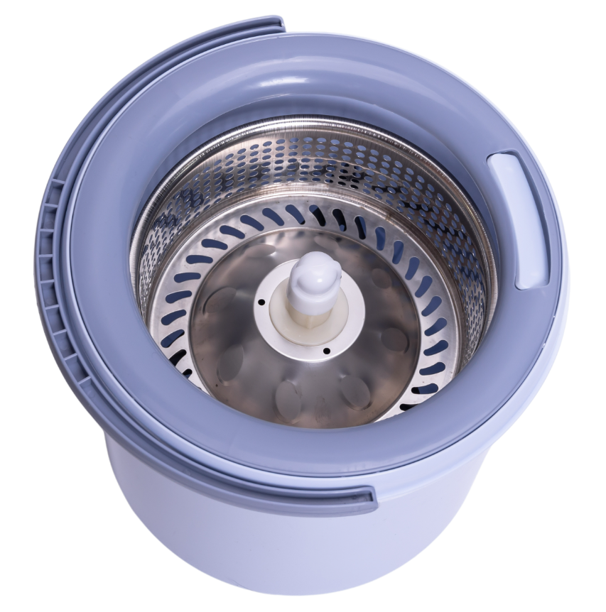 Комплект для уборки швабра веревочная и ведро с отжимом Голубой (HP-35015-21) - фото 5 Комплект для уборки швабра веревочная и ведро с отжимом Голубой (HP-35015-21) - фото 5