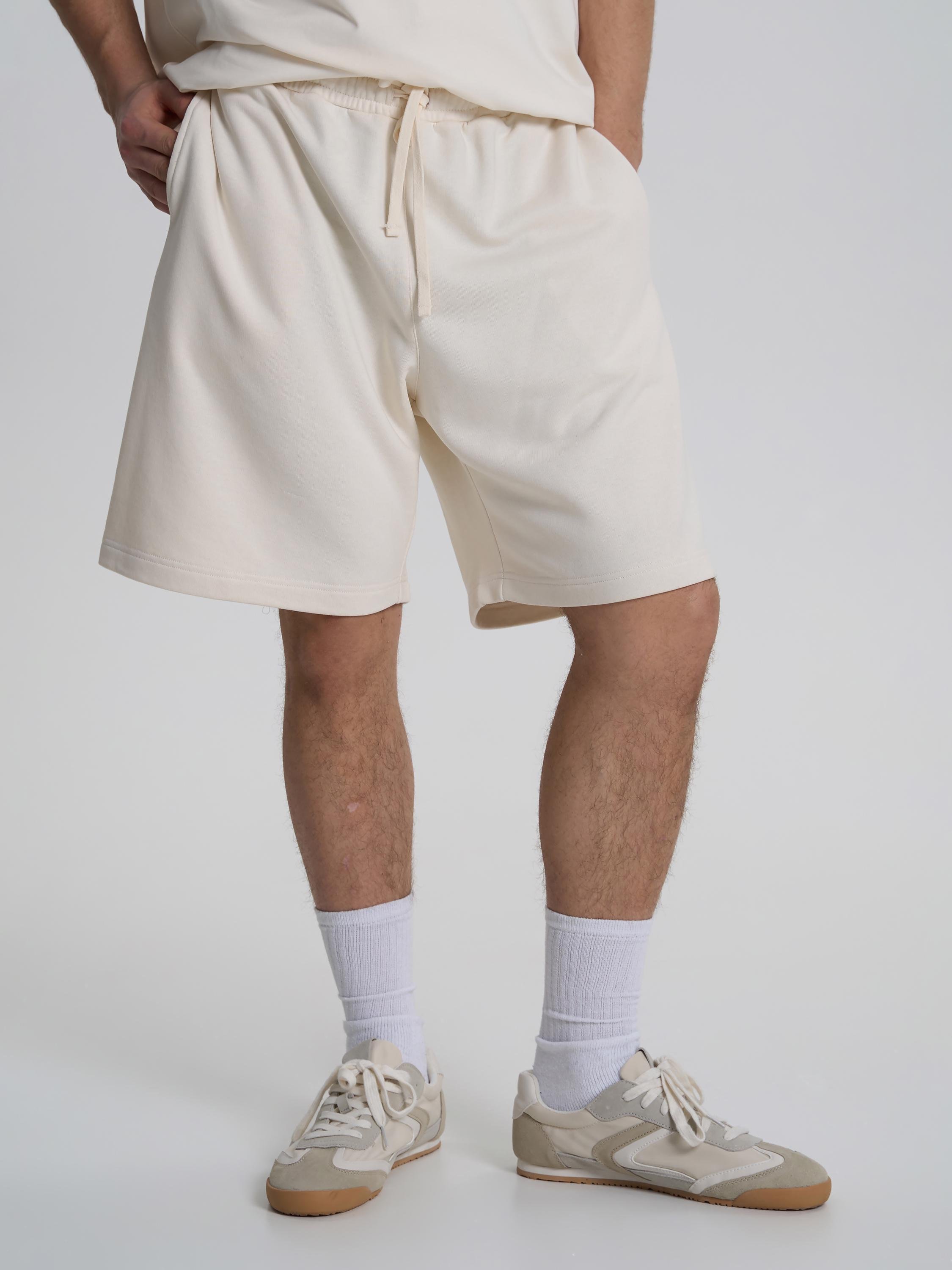 Шорты мужские плотные ROZA 240625 XL Светло-бежевый (4824005726187)