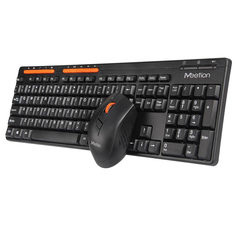 Комплект Combo Meetion 2в1 Keyboard/Mouse Wireless 2.4 G MT-4100 RU/EN раскладки (554452) - фото 3