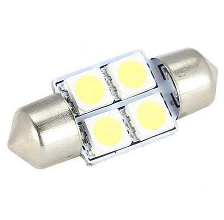 Лампы софитные PULSO LP-85314 LED SV8,5 T11x31mm 4 SMD-5050 12 V White