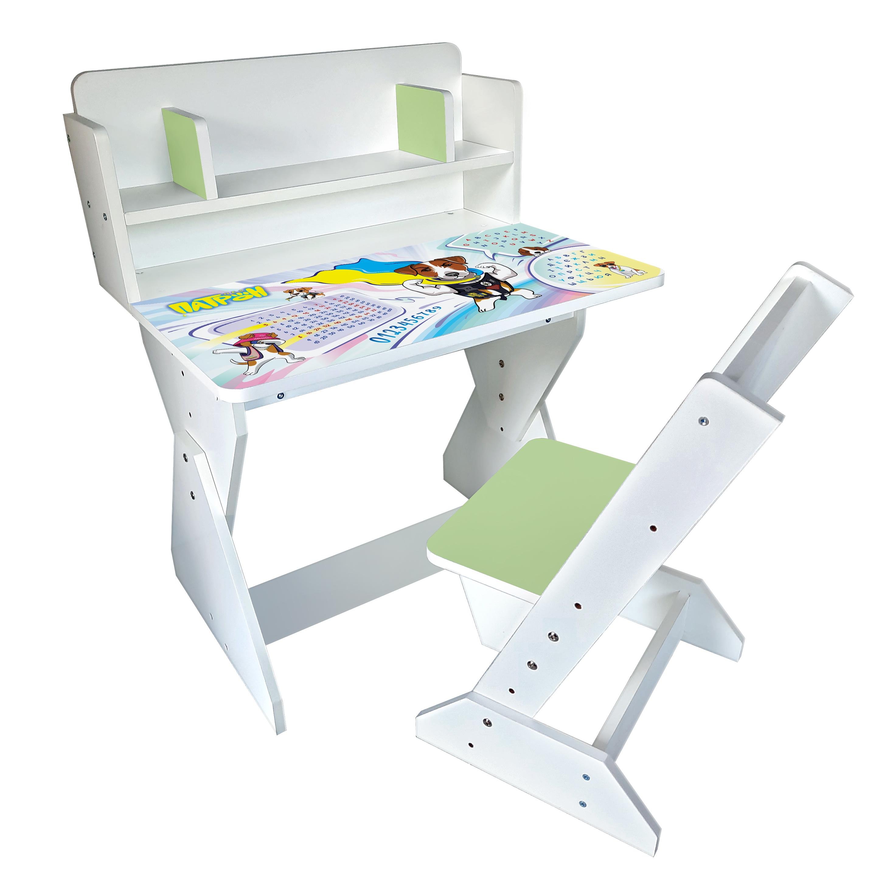 Парта зі стільчиком Holy Wood П01 регульована з малюнком Пес Патрон (18137758)