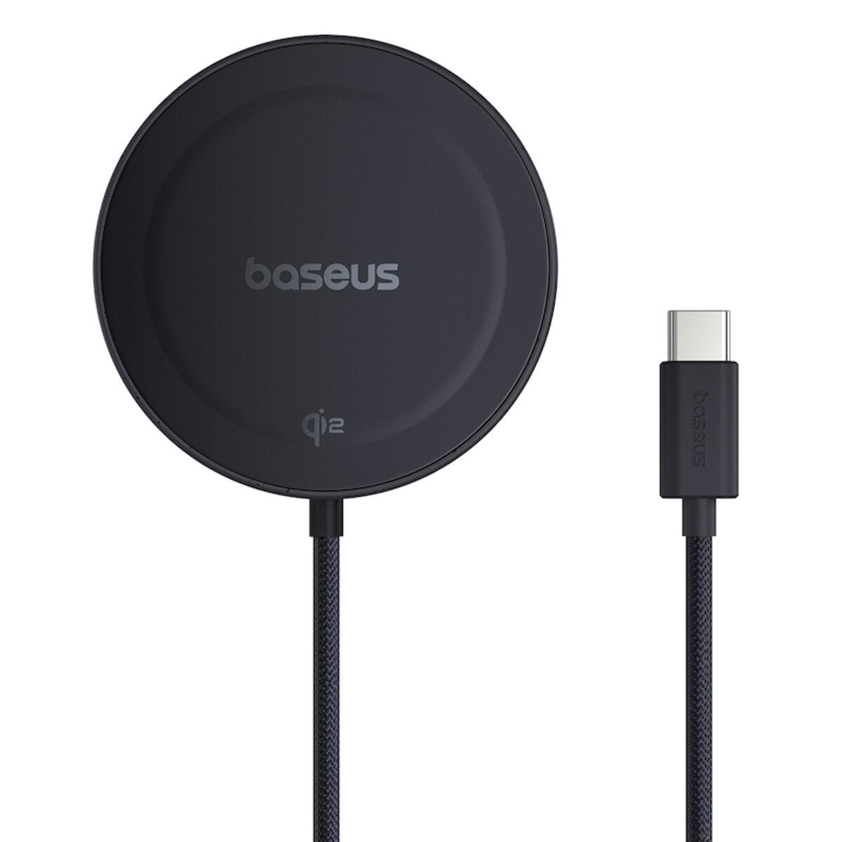 Зарядное устройство беспроводное BASEUS Simple Mini4 Magnetic Wireless Charging Stand 15W Universal Explorer Edition Black (P10273300121-02)
