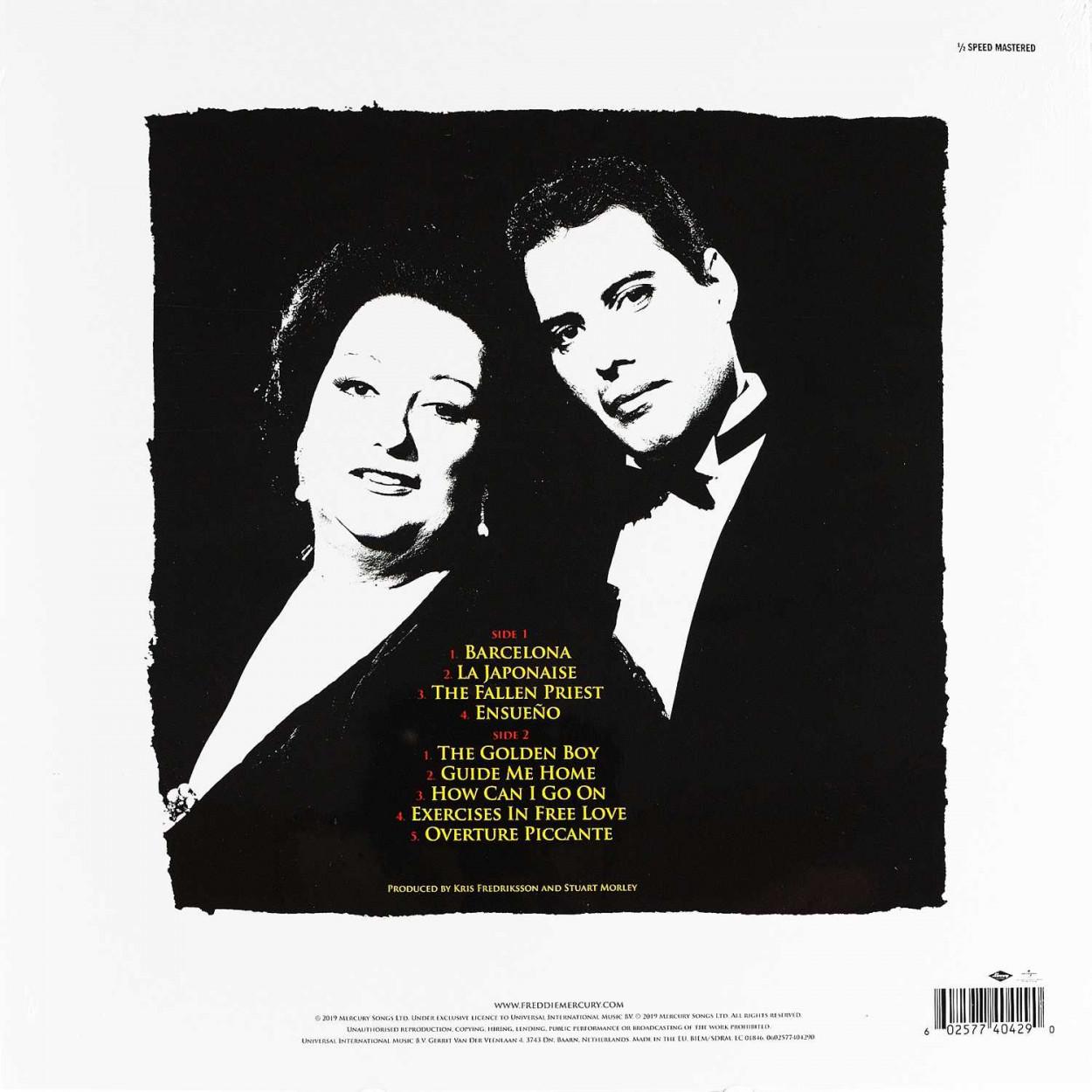 Виниловая пластинка Freddie Mercury, Monserrat Caballé - Barcelona: Special Edition LP (63652) - фото 3