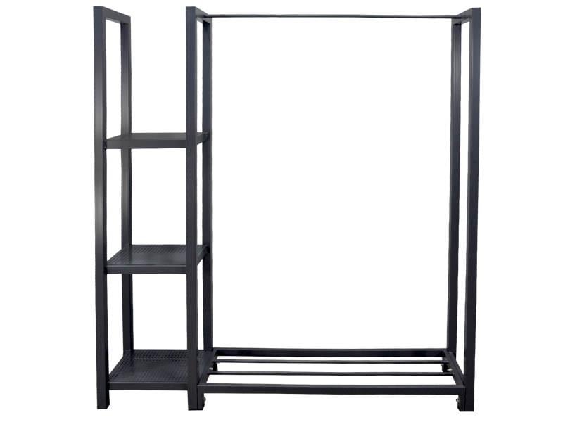 Дровница металлическая Kompred OL617 с полками (1674703079)