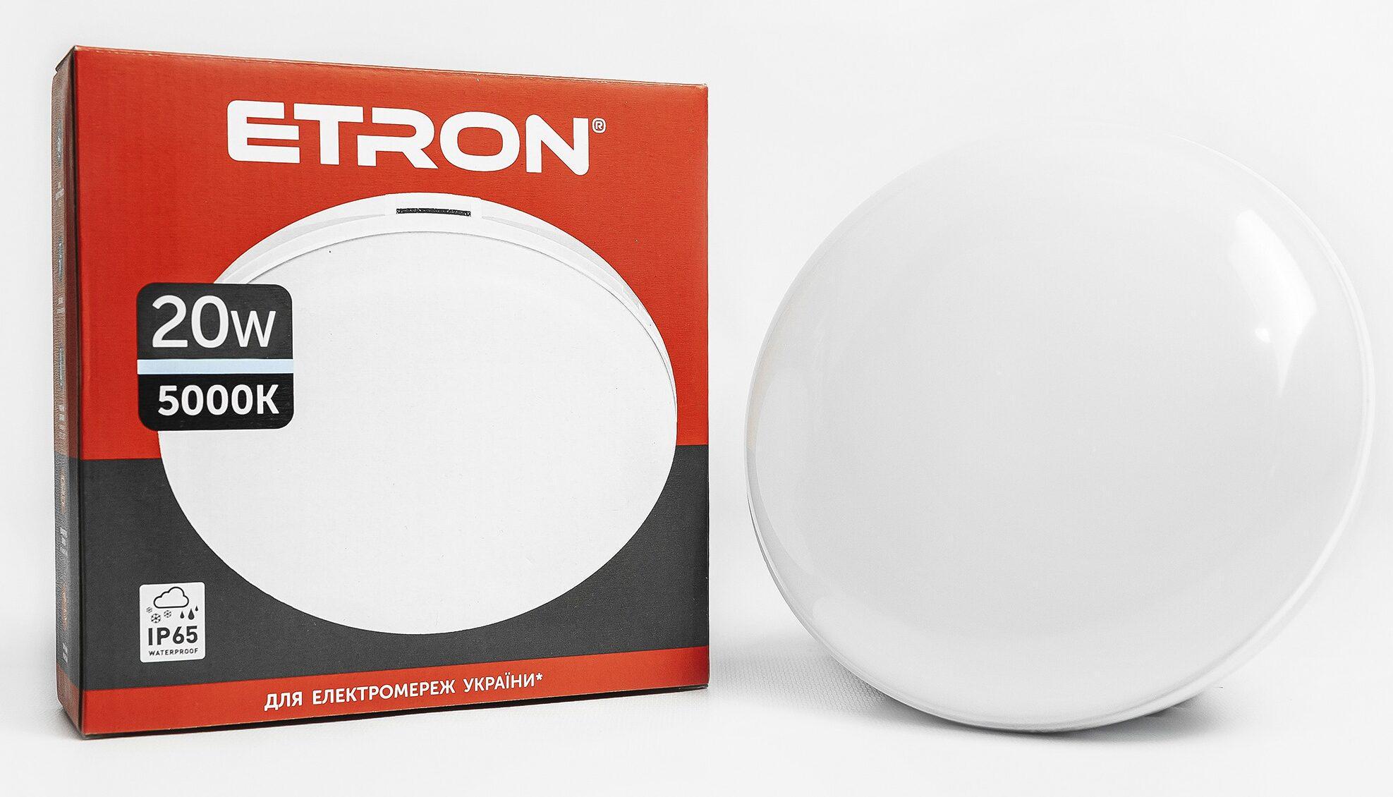LED-светильник ETRON Communal 1-ESP-506-C Круг 20W 5000К (27568326)