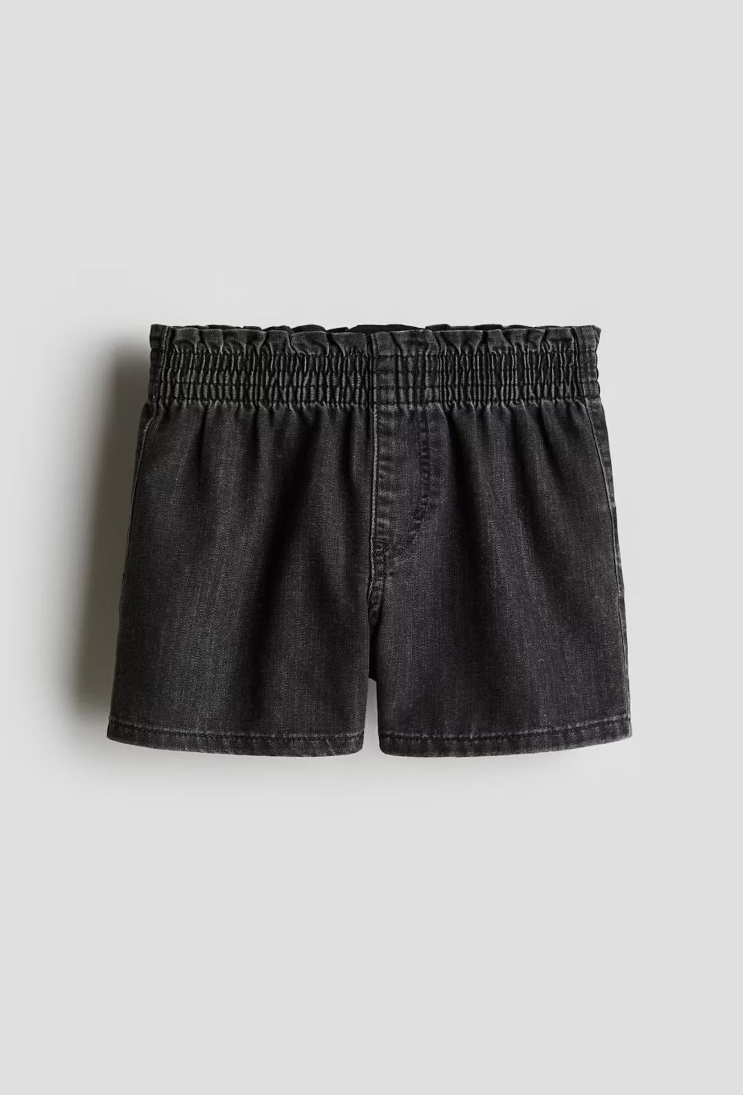 Шорти дитячі джинсові для дівчинки H&M 104 см Чорний (25072403C)