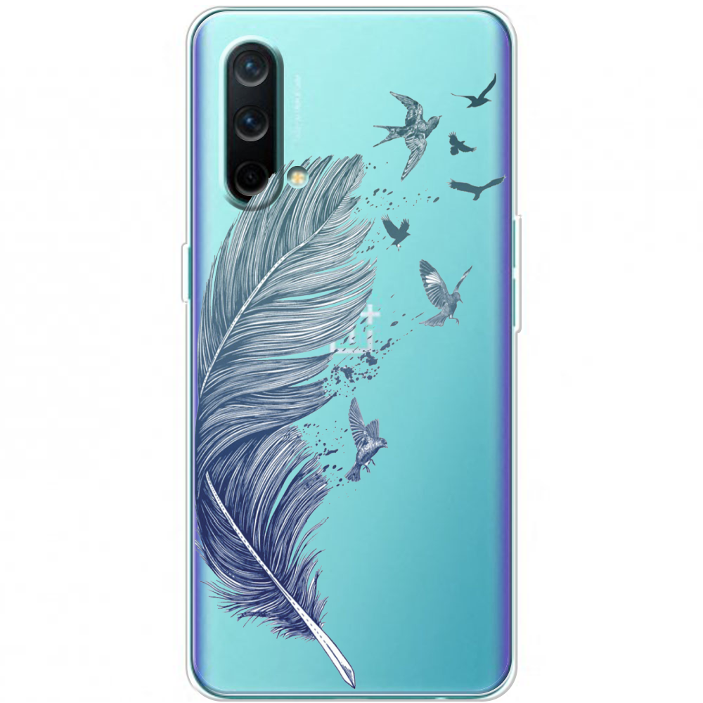 Чохол BoxFace OnePlus Nord CE 5G Feather Прозорий силікон (44513-cc38-44513)