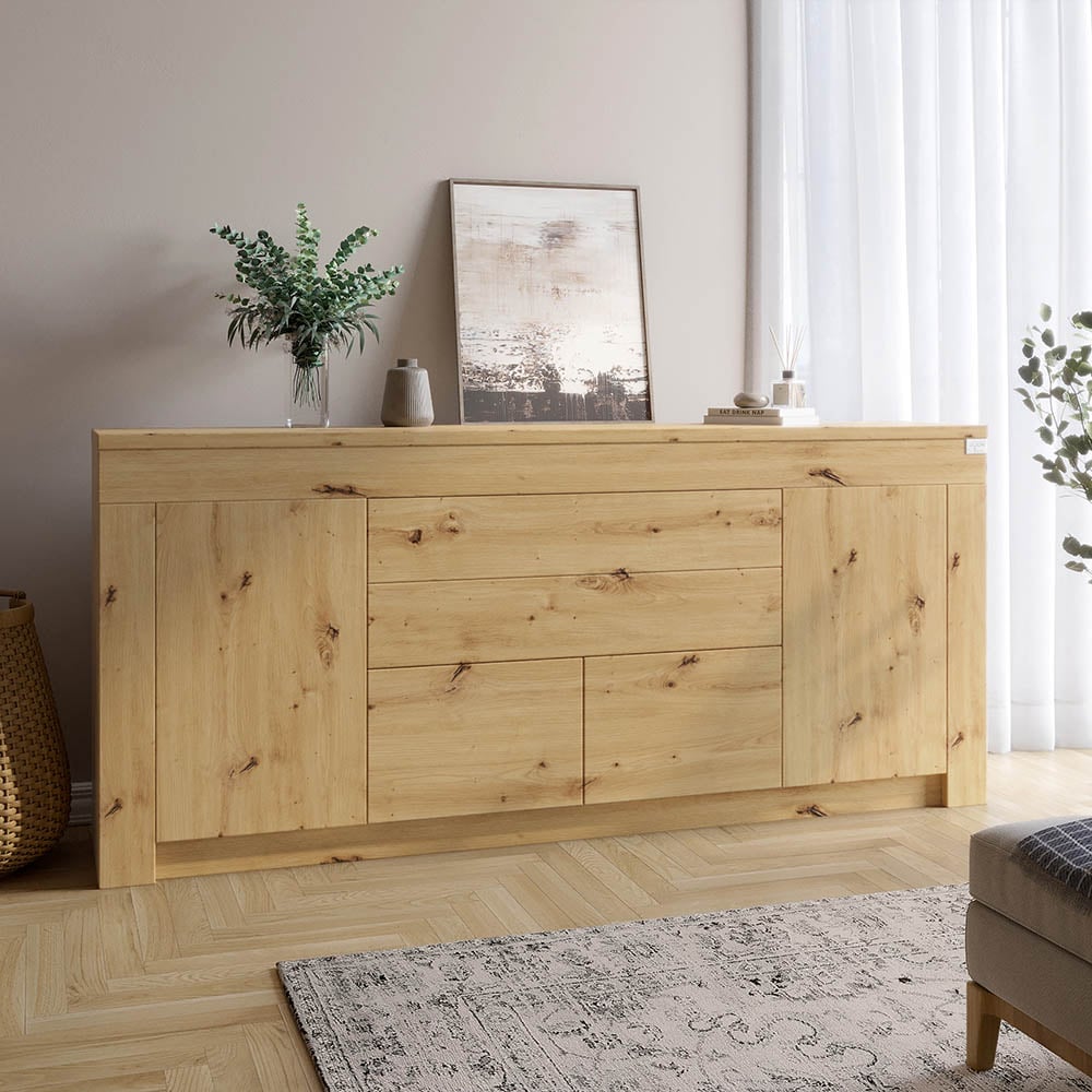 Комод Lion Ларри-2 190x35x84 см Дуб Артизан (LION-041075)