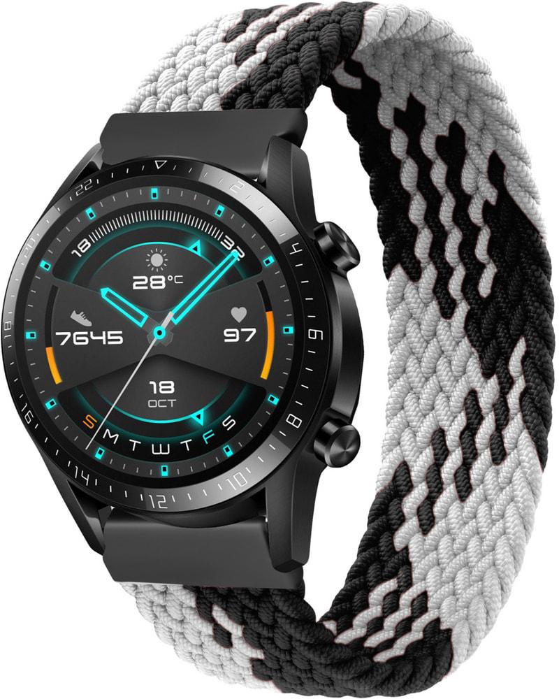 Ремінець Solo Loop Multi для Huawei Watch GT 2 46 мм (145 мм) Black White (33661-1E)