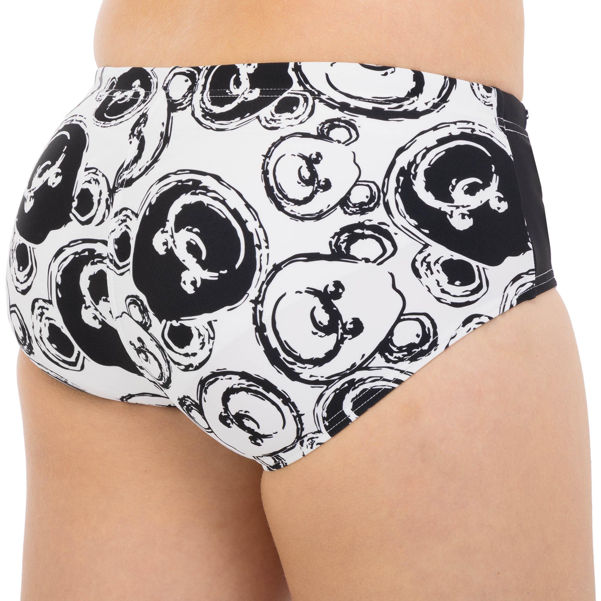 Плавки мужские классические для плавания YINGFA Bear 9649 S Черный/Белый (9649_Черный-белый_S_(150-155с) - фото 3 Плавки мужские классические для плавания YINGFA Bear 9649 S Черный/Белый (9649_Черный-белый_S_(150-155с) - фото 3