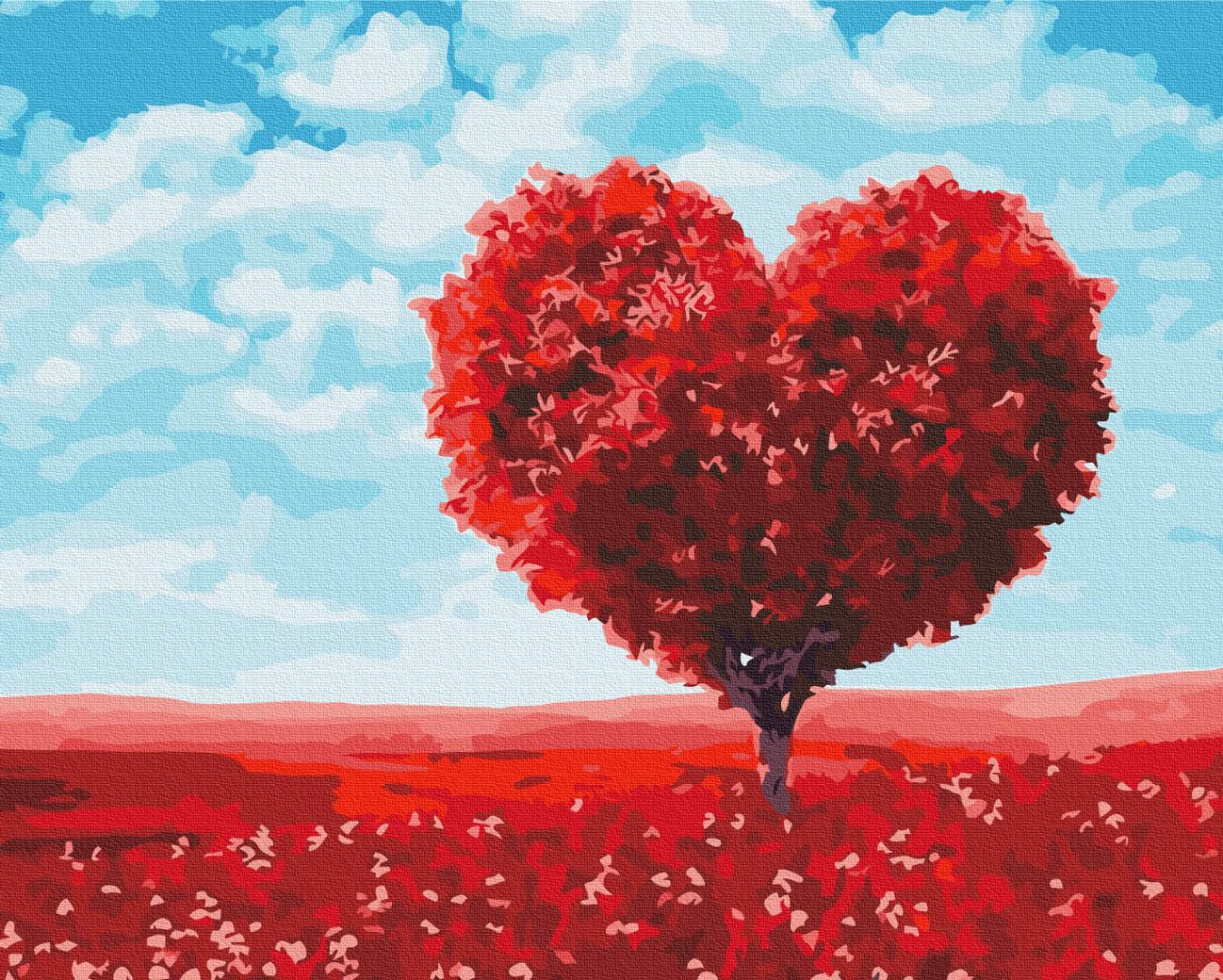 Картина по номерам Brushme Сердце природы 48x60 см (BS52254L)